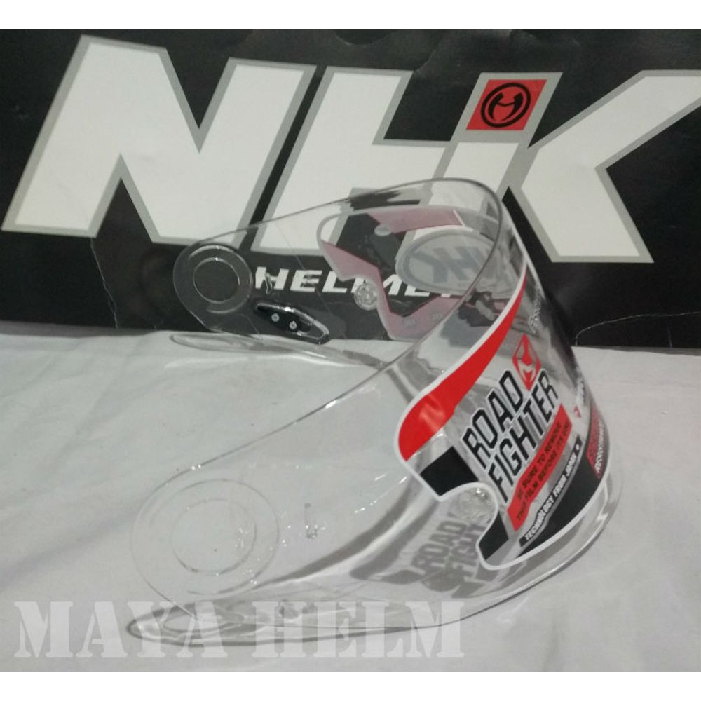 visor helm terminator T racing 2 flat clear original NHK Best Quality