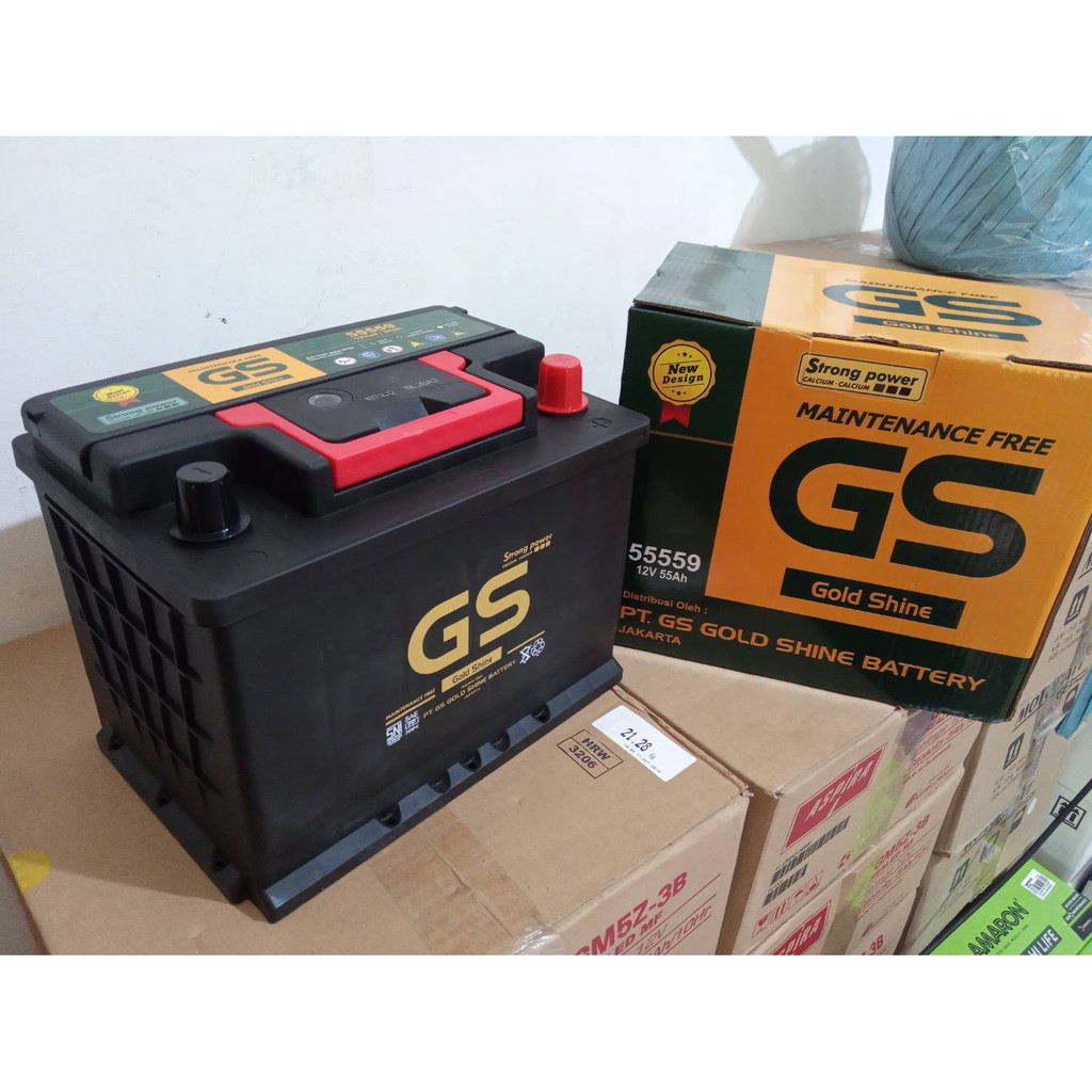 Aki Mobil GS MF 55559 / DIN 66 12V 55AH