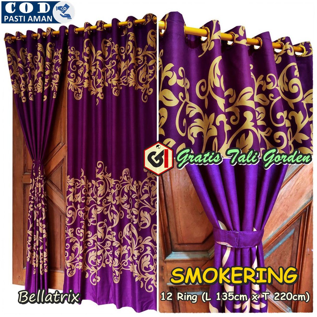 Gorden Pintu Jendela Ukuran Panjang Model Smokering 12 Gorden Pintu Jendela Ukuran Panjang Model Smokering 12