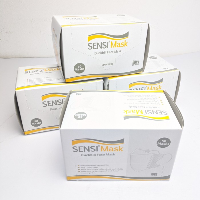 MASKER SENSI DUCKBILL 1 BOX 50 PCS