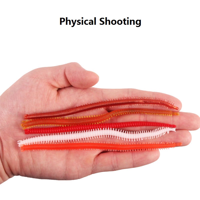 10pcs/bag Soft Umpan Pancing Swimbait Bass Wobbler Fishing Lure 13.5cm 2g Softworm Bait Memancing Ikan Kail Tackle