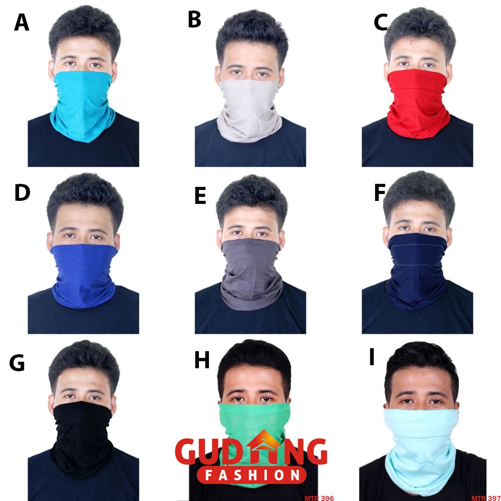 Masker Motor dan Masker Serbaguna Banyak Pilihan Warna - MTR (COMB)