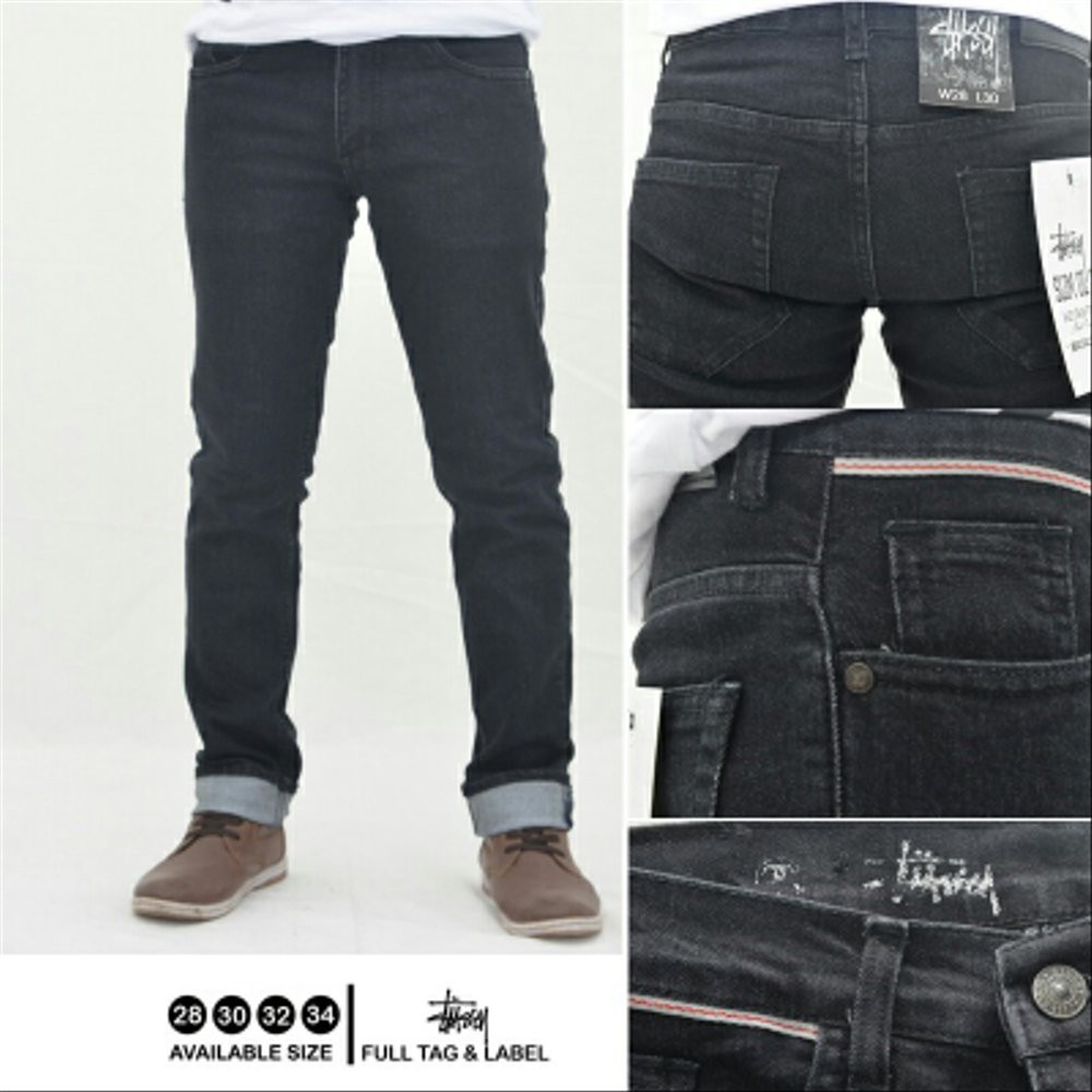 DIJUAL celana jeans pria premium STUSSY streach [SALE]off40%