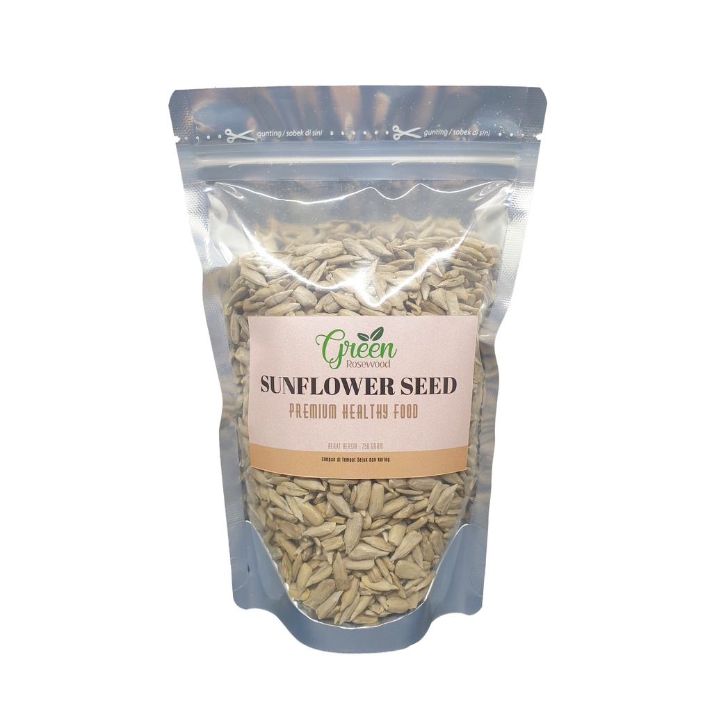 

RAW SUNFLOWER SEED 250 GRAM PREMIUM - BIJI BUNGA MATAHARI TANPA KULIT MENTAH 250 GR