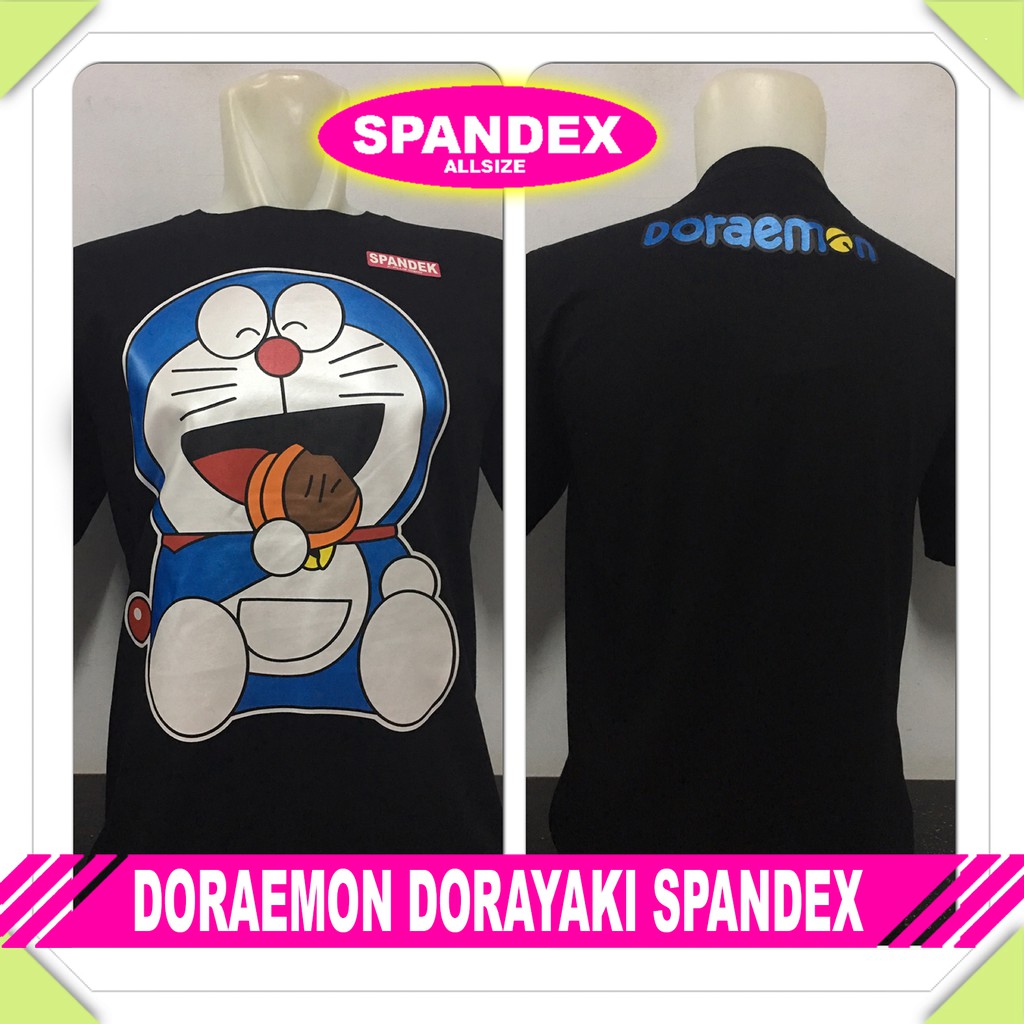 Pakaian Murah Kaos Distro Tshirt Anime Kartun Doraemon Dorayaki