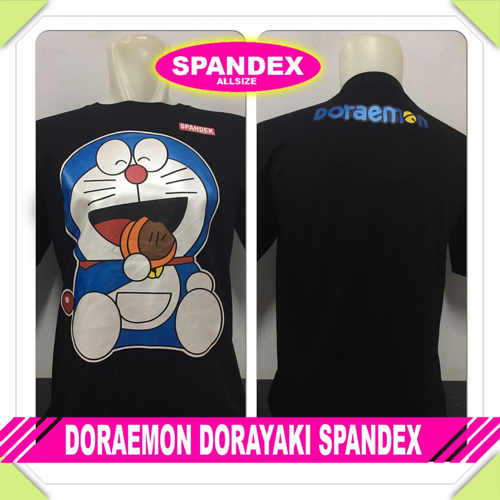 Pakaian Murah Kaos Distro Tshirt Anime Kartun Doraemon Dorayaki