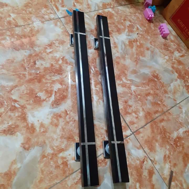 handle pintu rumah minimalis gagang tarikan pintu stainless 2x4cm jumbo model italy panjang 60cm dan 80cm premium quality