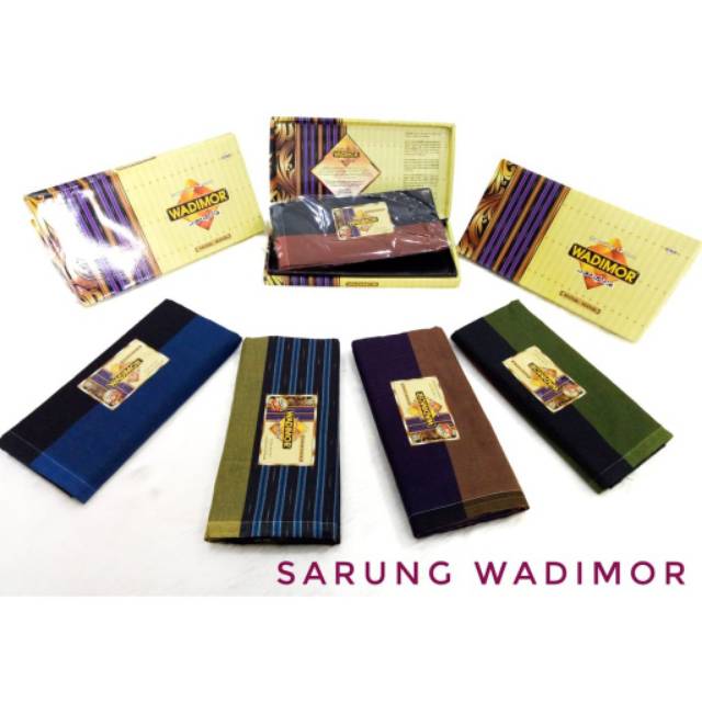 SARUNG WADIMOR LENGKAAP MOTIF &amp; POLOS TERMURAAH