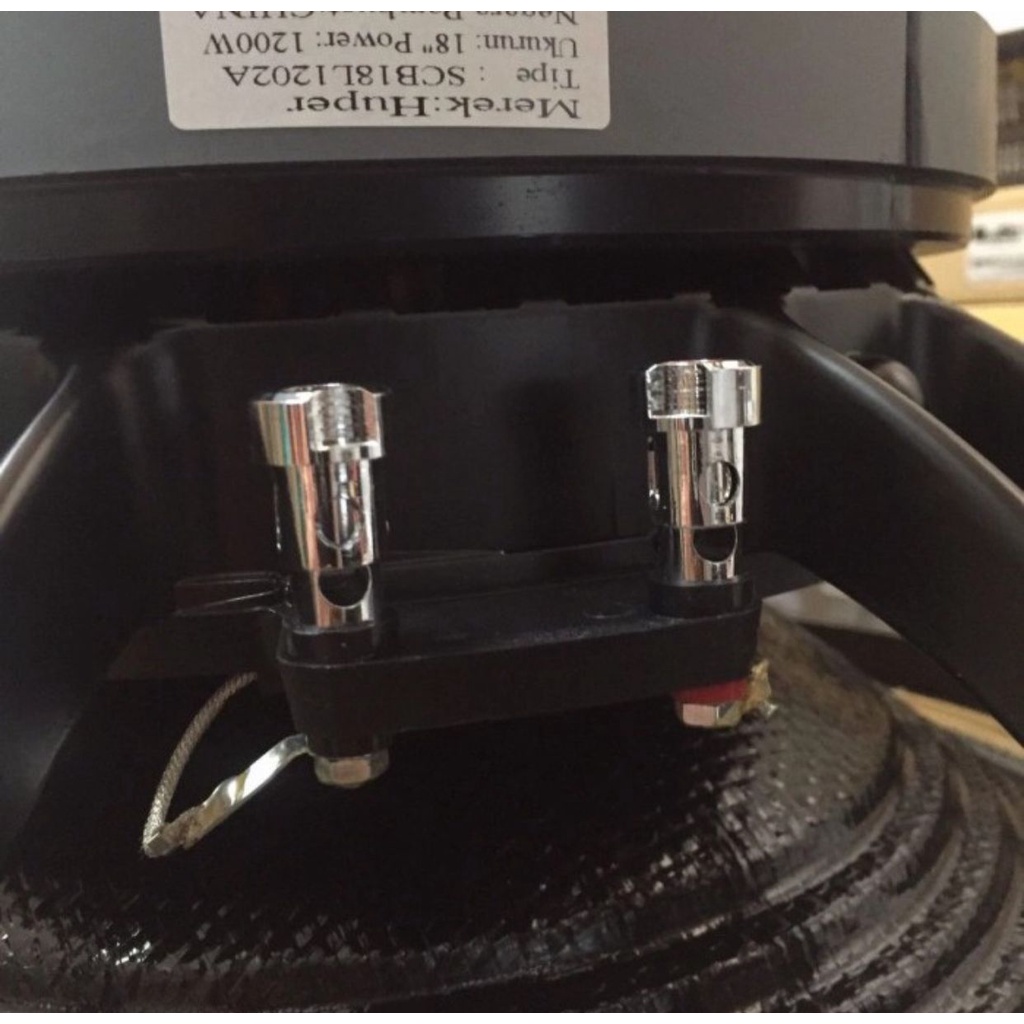 Komponen Speaker Spiker HUPER SCB18L1202A 18 Inch Carbon ORIGINAL