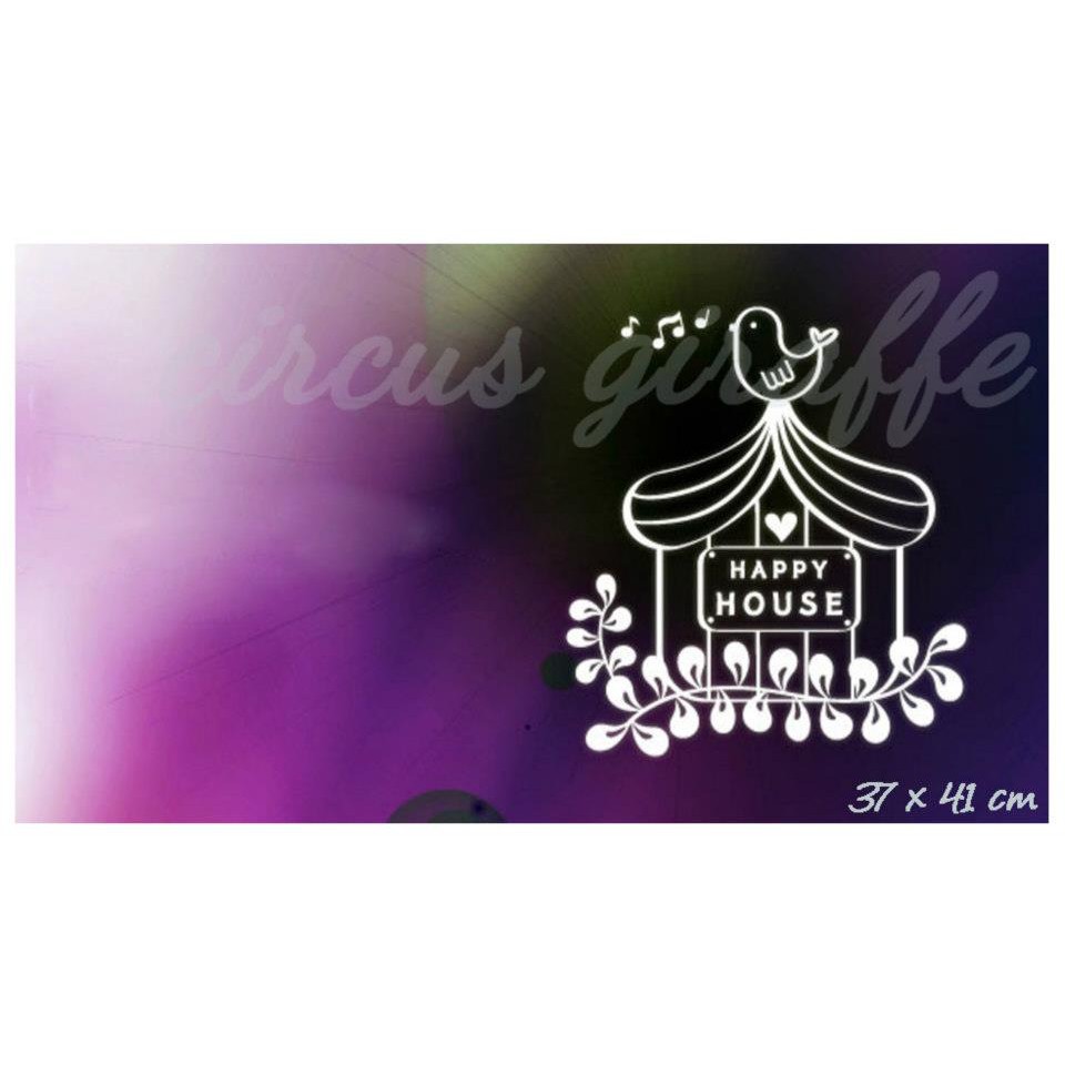 Wall Decal Sticker- Happy House