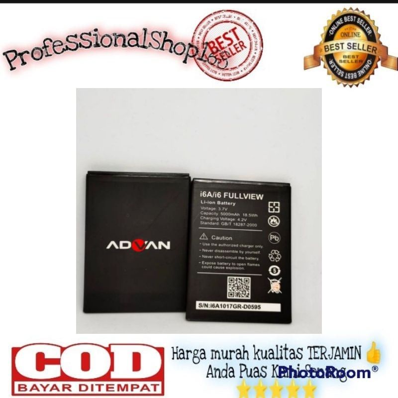 PS - Baterai batre batere battery Advan i6A / Advan i6  fullview Advan i6A full view baterai batere 