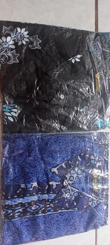 Baju Batik Pria Kemeja Batik Slim Fit Modern Lengan Panjang Corak Motif Unik Luigi Batani - Lb 438