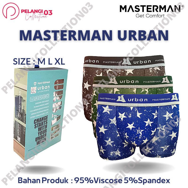 CELANA DALAM PRIA BOXER MASTERMAN URBAN