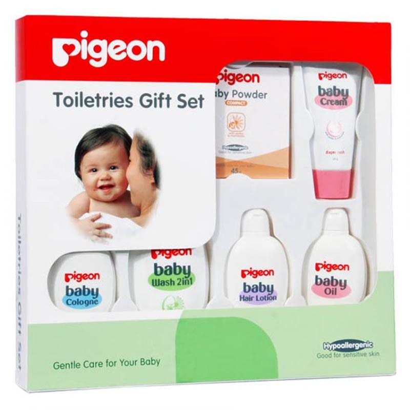 Pigeon Toiletries Gift Set Perlengkapan Mandi Pigeon Ide Kado Bayi Perlengkapan Bayi 1 set