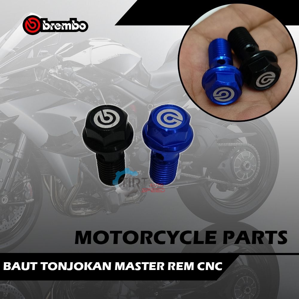 Baut Handle Master rem / Baut Tonjokan Master rem Belakang / Baut Kaliper Cnc Universal