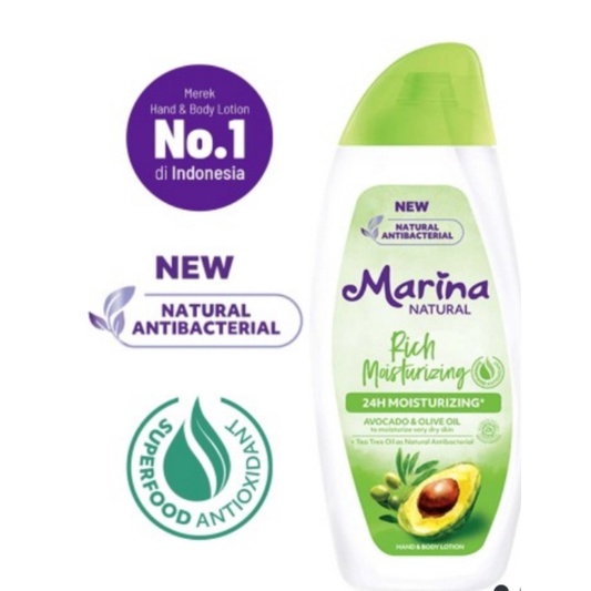 MARINA HAND &amp; BODY LOTION 190ML HAND BODY ALL VARIANT