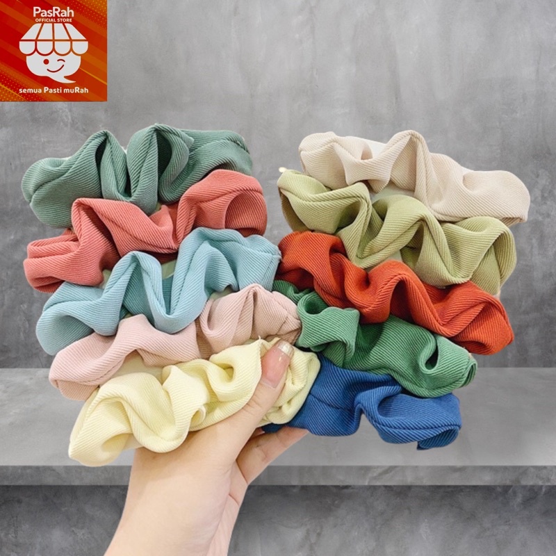 Ikat Rambut Scrunchie Korea HairBand / Gelang Kunciran Hijab