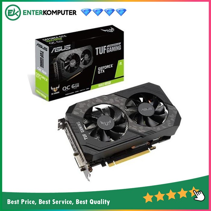 Asus GeForce GTX 1660 SUPER 6GB DDR6 - TUF Gaming OC Edition