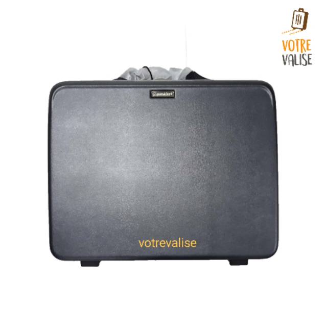 Tas kantor kerja briefcase dokumen uang President bahan koper fiber kaku non zipper anti pencuri 20"