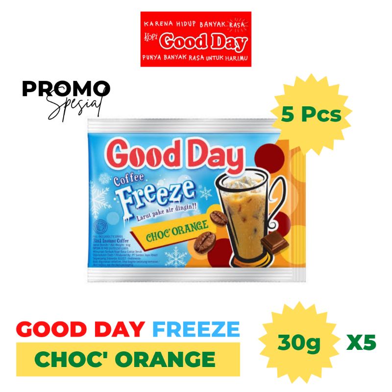 

GOOD DAY FREEZE CHOC'ORANGE 30G X 5 PCS