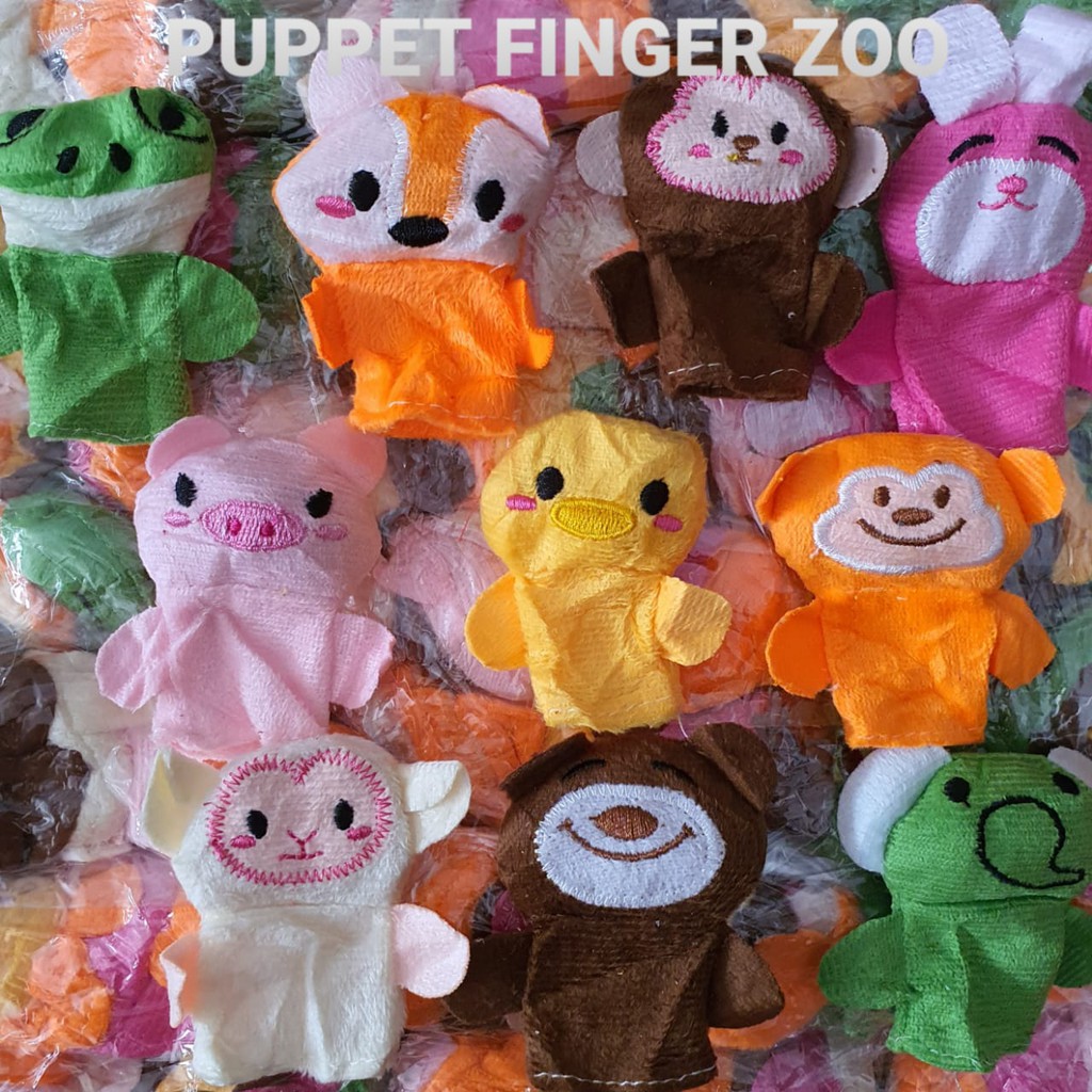 Puppet Finger Zoo/ Boneka Jari binatang