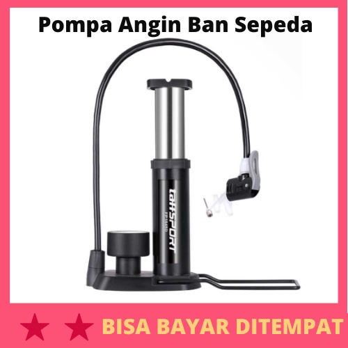 Pompa Angin Ban Sepeda / Alat Pompa Pemompa Pump Isi Ulang Angin Udara Ban Roda Kempes Bocor Sepeda 