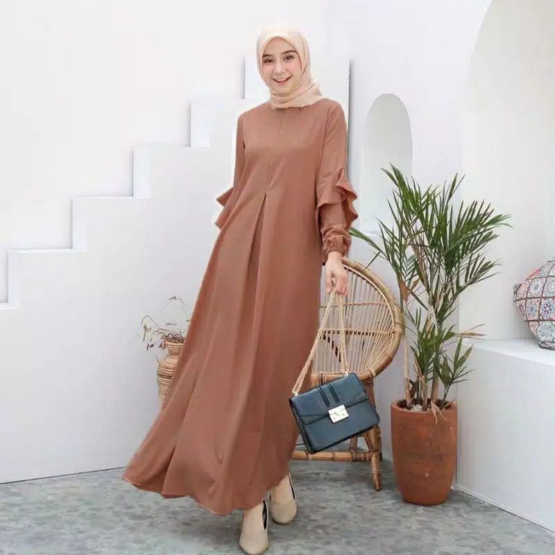 Gamis Lengan Terompet Shopee Indonesia