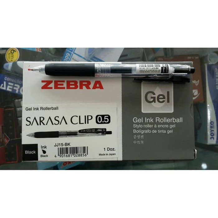 

HOT PROMO Pulpen Gel Zebra Sarasa Clip 0.5 Hitam