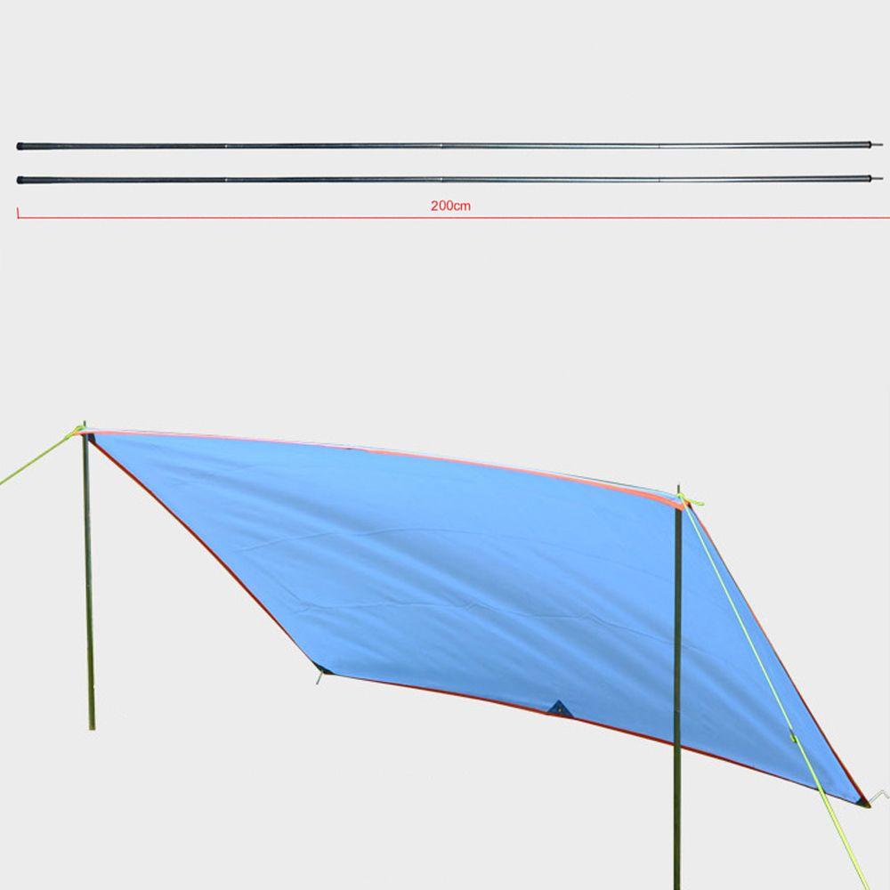 TOP 8pcs Tiang Tenda Bar Travel Ultralight Lipat Aluminium Alloy