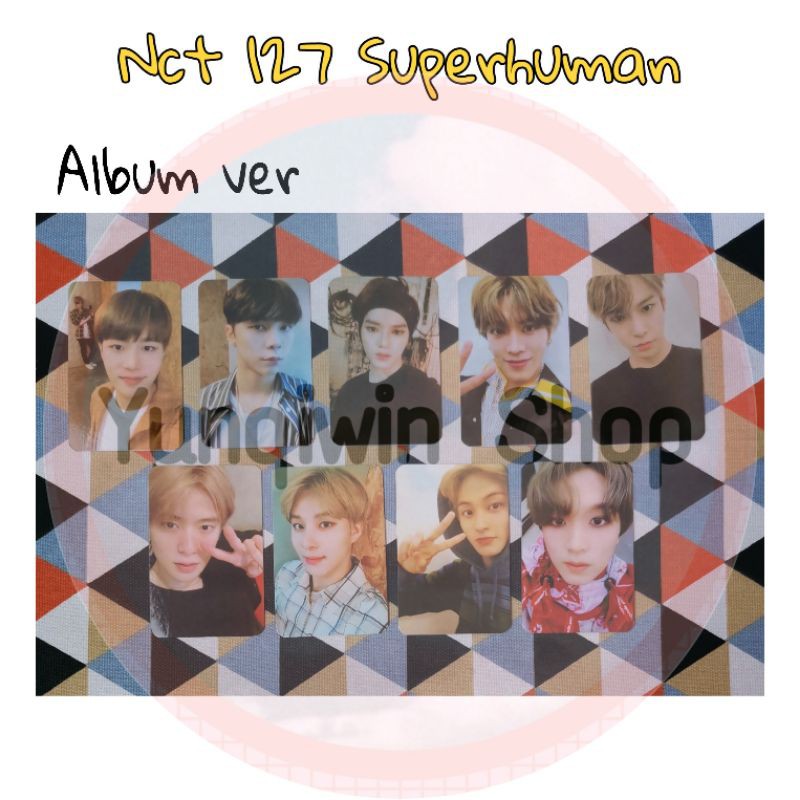 PHOTOCARD NCT 127 SUPERHUMAN FANMADE