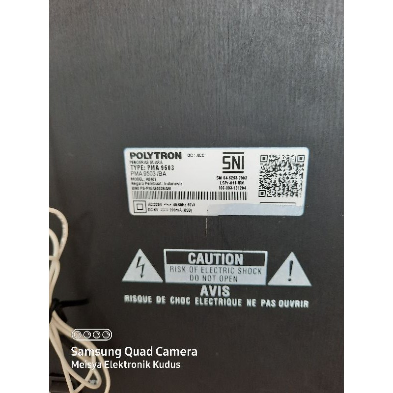 Subwoofer Aktif Polytron PMA 9503