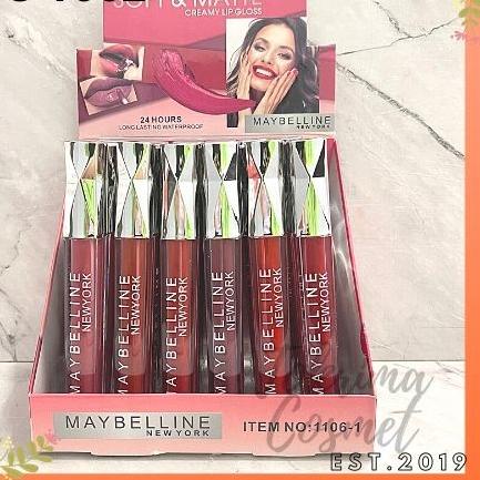 Hot - LUSINAN Lipgloss Maybelline Fruit Color / Matte / Velvet.
