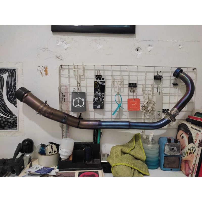 Header R9 Titanium satria fu