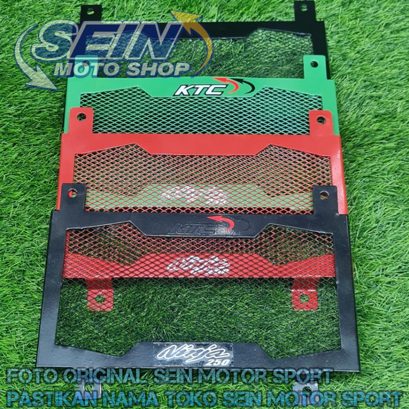 Cover Radiator Tutup Radiator Ninja 250 Fi Ninja 250 Karbu Original