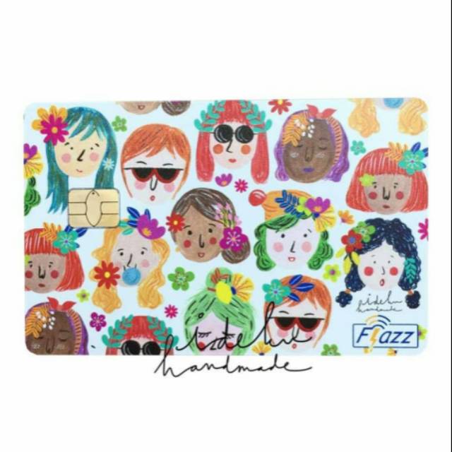 (Ready) Kartu Flazz Faces Ideku handmade