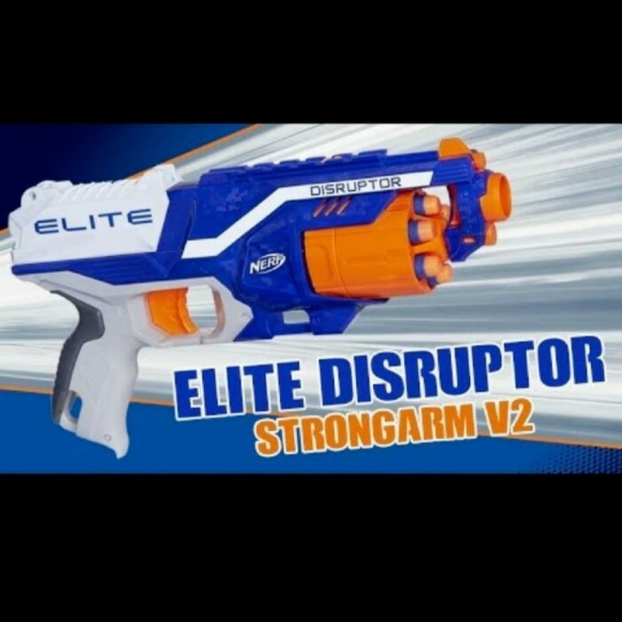 NERF N-STRIKE ELITE DISRUPTOR GUNS PELURU GABUS LUNAK MAINAN SENAPAN