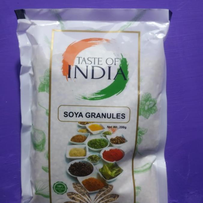 

\\\\\] TASATE OF INDIA SOYA GRANULES 200 GRAM