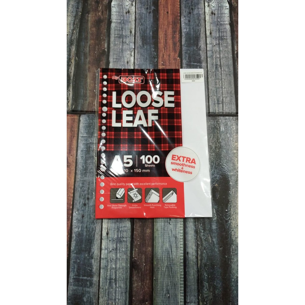 

LOOSE LEAF A5 100 SHEETS POLOS BIG BOSS