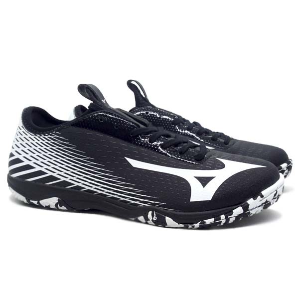 Sepatu Futsal Mizuno Basara Sala Pro IN - Black/White