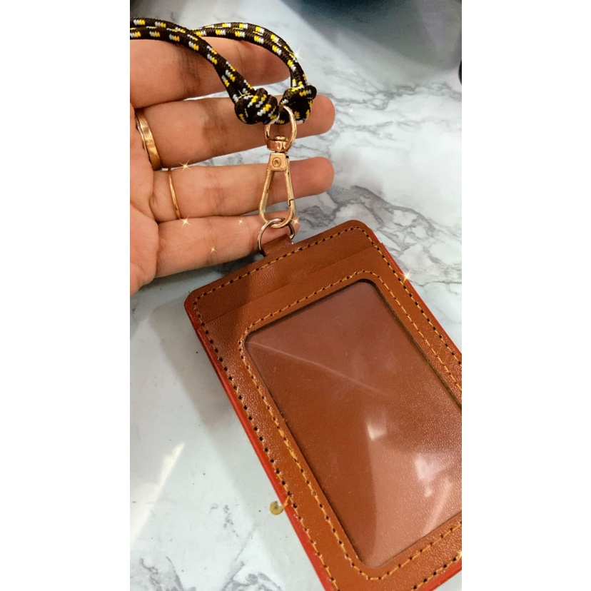 

Lanyard Prusik / Name Tag Id Card Holder Wallet Card