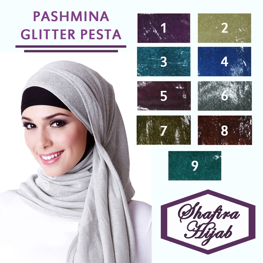 Hijab Pashmina Glitter