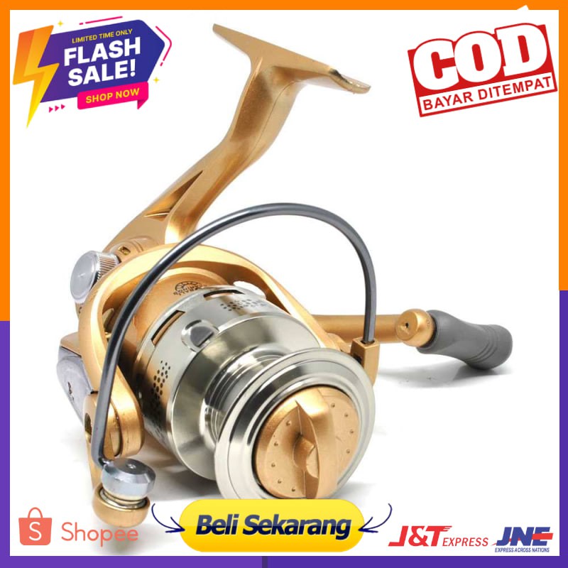 Fanshun Gulungan Pancing FB5000 Fishing Spinning Reel 10 Ball Bearing