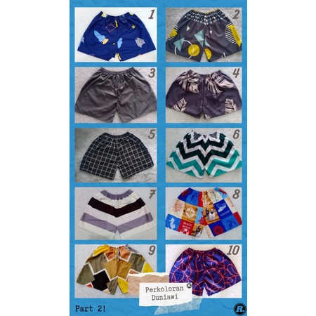 boxer distro / kolor motif dewasa