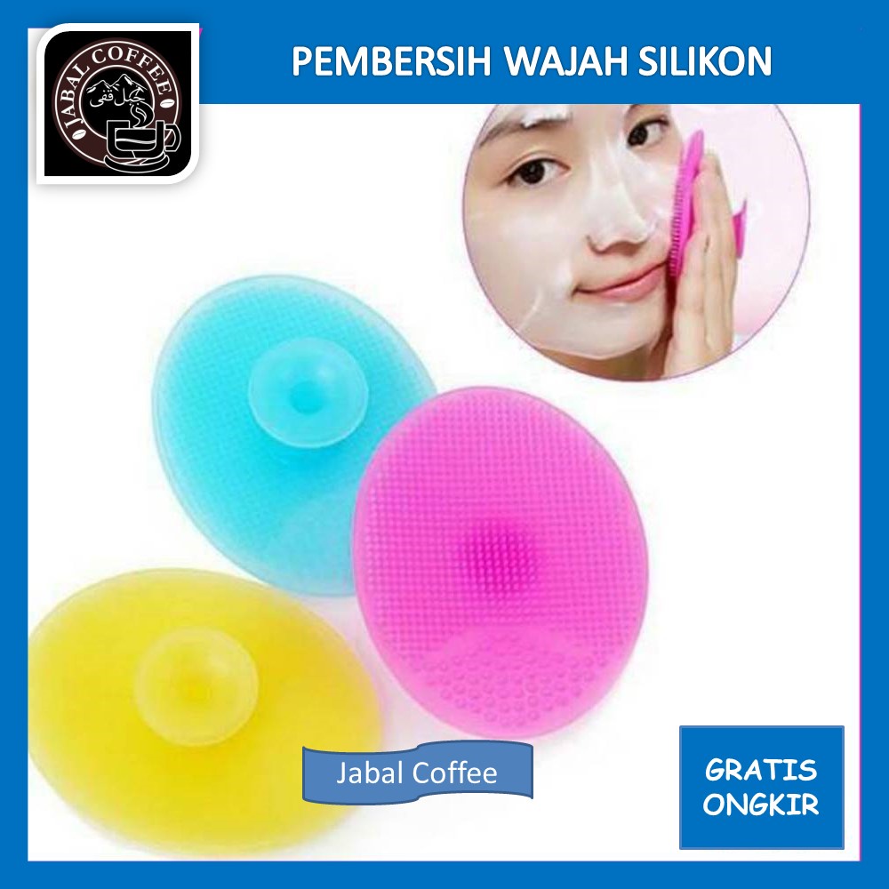 Silicone Sikat Pembersih Wajah / Pembersih Wajah Silicon / Facial Exfoliating Brush / Facial Cleaning Pad