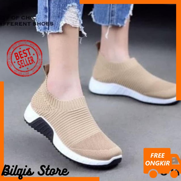 Sepatu Slip On Wanita Casual - Slip On Wanita murah