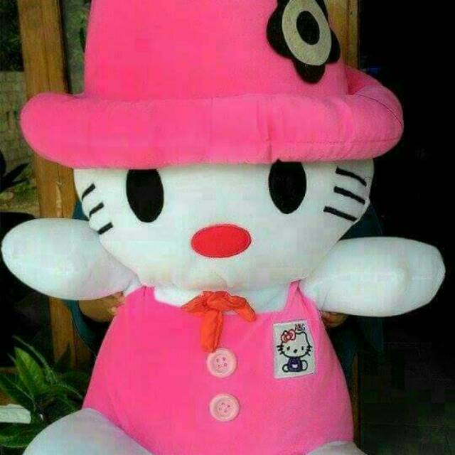 BONEKA HELLO KITTY TOPI JUMBO ABG / HK TOPI / helo kity topi jumbo