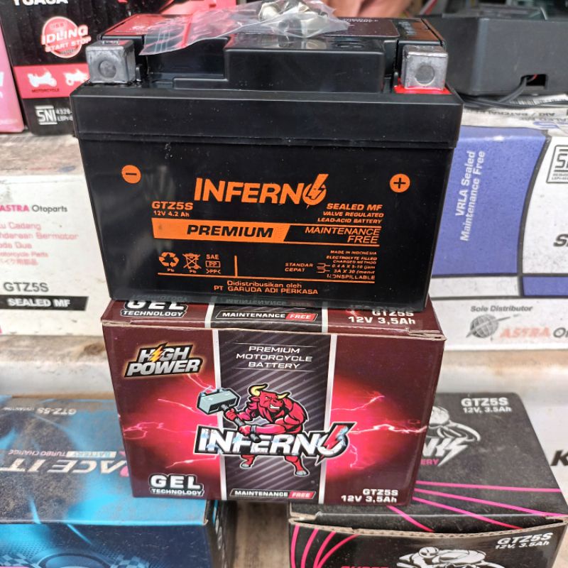 Aki atau Baterai Kering atau Gel Motor Beat Vario110 CB GL Mega Pro Vixon dan Byson