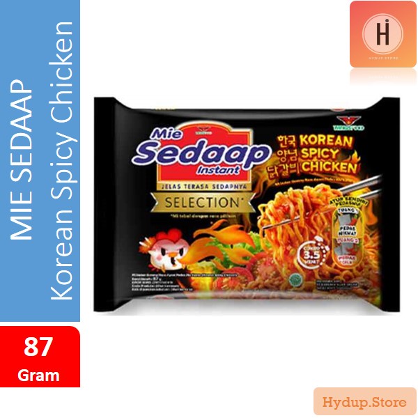 

Mie Sedaap | Mi Sedap instan Goreng Korean Spicy Chicken 87 Gram