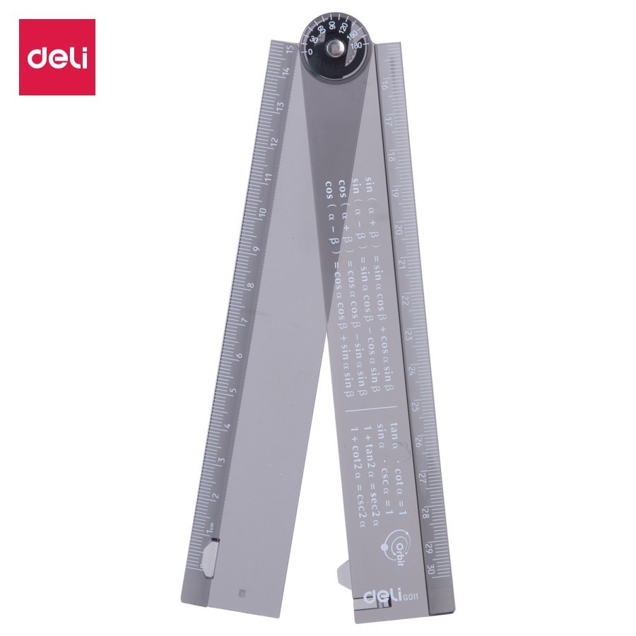 

Deli | Penggaris Lipat (Foldable Ruler) Orbit | 30 cm | EG01102