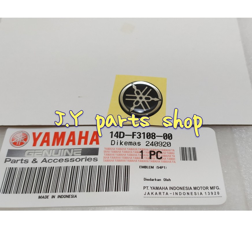 EMBLEM LOGO BATOK KEPALA SPEEDOMETER YAMAHA MIO J - MIO GT ORIGINAL YGP 14D-F3108-00